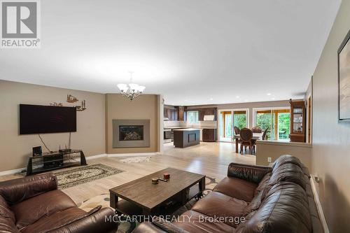 346244 4Th Concession B, Grey Highlands, ON - Indoor Photo Showing Living Room With Fireplace