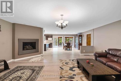 346244 4Th Concession B, Grey Highlands, ON - Indoor Photo Showing Living Room With Fireplace