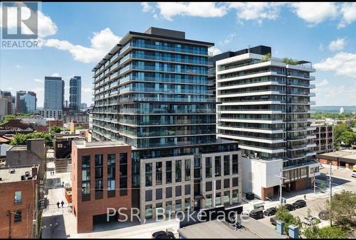 1219 - 1 Jarvis Street, Hamilton, ON - Outdoor With Balcony With Facade