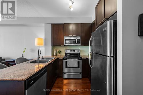 808 - 1328 Birchmount Road, Toronto, ON - Indoor Photo Showing Kitchen With Stainless Steel Kitchen With Double Sink