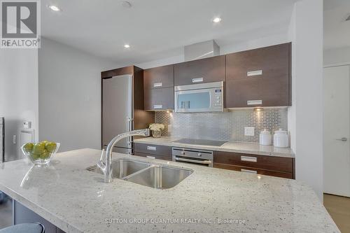 2106 - 88 Park Lawn Road, Toronto, ON - Indoor Photo Showing Kitchen With Double Sink With Upgraded Kitchen