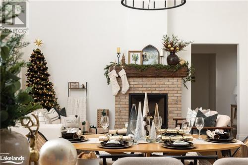 303 Clearwater Lake Road, Huntsville, ON - Indoor Photo Showing Other Room With Fireplace