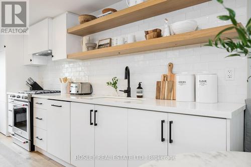 104 Dutch Myrtle Way, Toronto, ON - Indoor Photo Showing Kitchen With Upgraded Kitchen