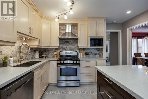 1481 Major Oaks Road, Pickering (Brock Ridge), ON - Indoor Photo Showing Kitchen With Double Sink