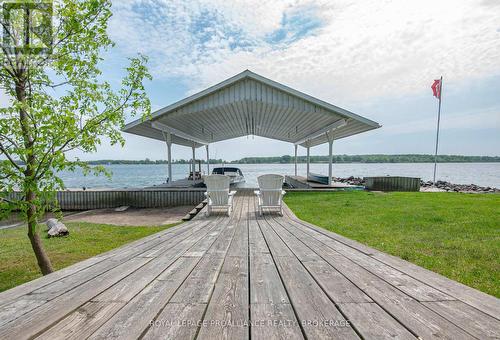 146 Twin Oaks Lane, Leeds & The Thousand Islands, ON - Outdoor With Body Of Water With Deck Patio Veranda