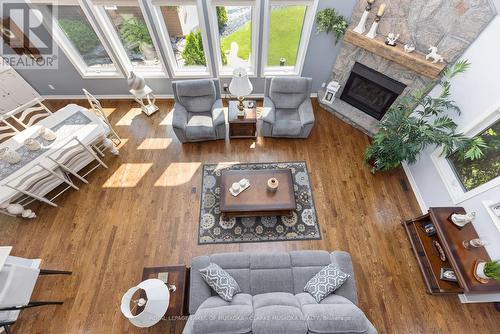 49 Mintens Lane E, Georgian Bay, ON - Indoor Photo Showing Living Room With Fireplace