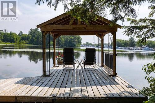 49 Mintens Lane E, Georgian Bay, ON - Outdoor With Body Of Water With Deck Patio Veranda