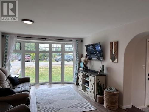 364 Connaught Street, Vanderhoof, BC - Indoor Photo Showing Living Room With Fireplace