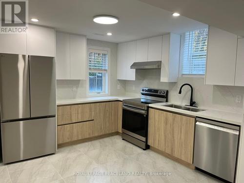 Bsmt - 1300 Mccron Crescent, Newmarket, ON - Indoor Photo Showing Kitchen With Double Sink