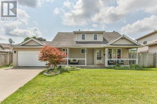 115 Loggers Grove, London, ON - Outdoor With Deck Patio Veranda With Facade