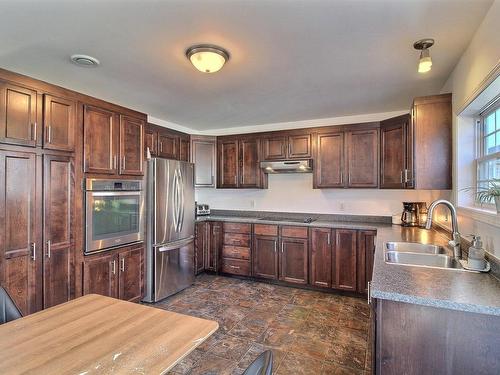 Cuisine - 400  - 404 Av. Centrale N., Malartic, QC - Indoor Photo Showing Kitchen With Double Sink