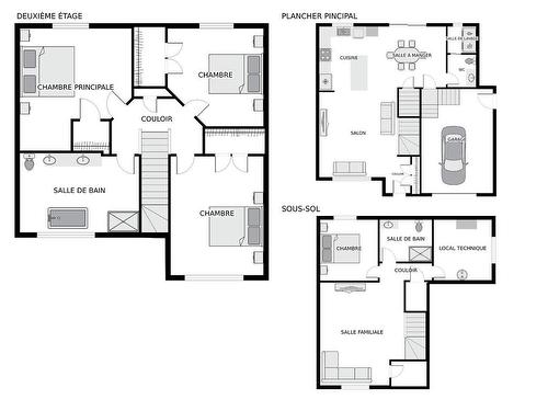 Plan (croquis) - 2094 Rue Étienne-Provost, Carignan, QC - Other