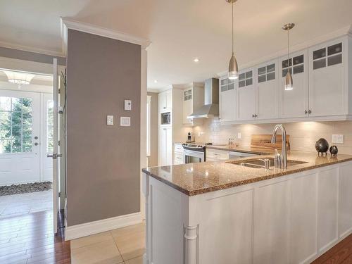 Cuisine - 1031 Rue Gérard-Cloutier, Prévost, QC - Indoor Photo Showing Kitchen With Double Sink With Upgraded Kitchen