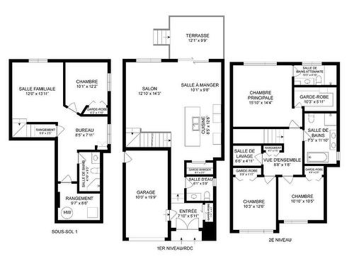 Drawing (sketch) - 5435 Rue Domville, Longueuil (Saint-Hubert), QC - Other