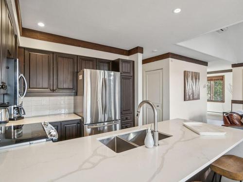 Kitchen - 1-122 Ch. Des Sous-Bois, Mont-Tremblant, QC - Indoor Photo Showing Kitchen With Double Sink