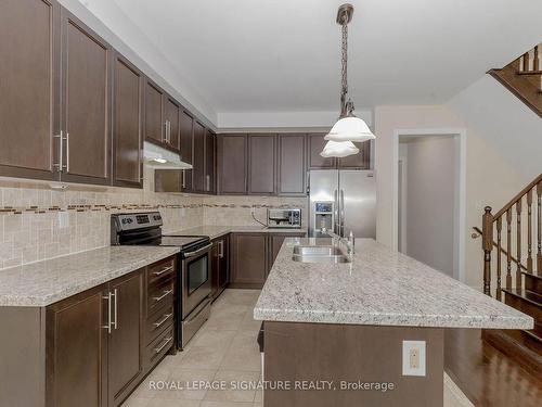 55 Alex Campbell Cres, King, ON - Indoor Photo Showing Kitchen With Double Sink With Upgraded Kitchen