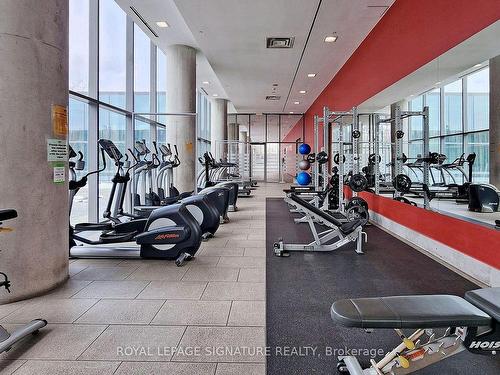 416-105 The Queens Way, Toronto, ON - Indoor Photo Showing Gym Room