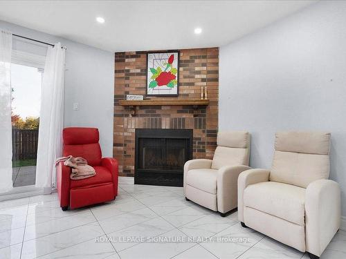 3 Meadowlark Dr, Brampton, ON - Indoor Photo Showing Other Room With Fireplace