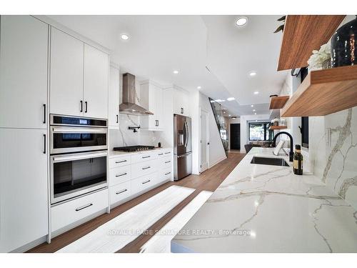 54 Batavia Ave, Toronto, ON - Indoor Photo Showing Kitchen With Upgraded Kitchen