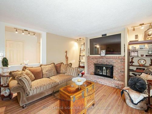 1230 Fleet St, Mississauga, ON - Indoor Photo Showing Living Room With Fireplace