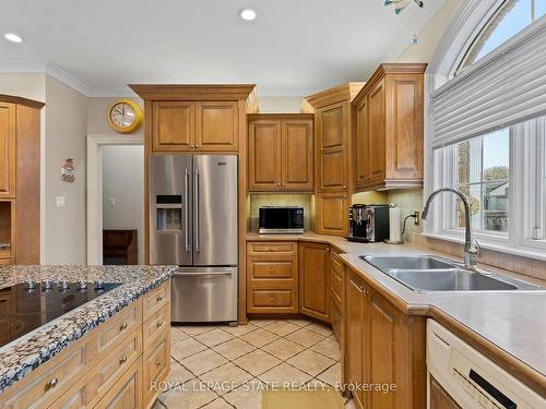 48 Tuscani Dr, Hamilton, ON - Indoor Photo Showing Kitchen With Double Sink With Upgraded Kitchen