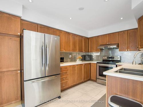 1787 Samuelson Circ, Mississauga, ON - Indoor Photo Showing Kitchen With Double Sink