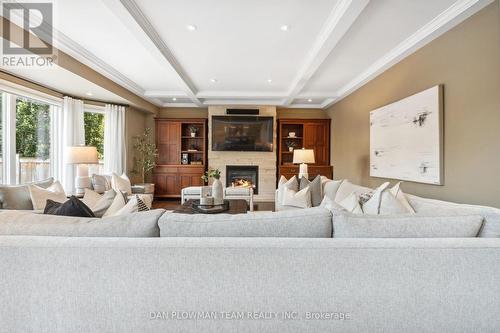 79 North Street, Whitby, ON - Indoor Photo Showing Living Room With Fireplace