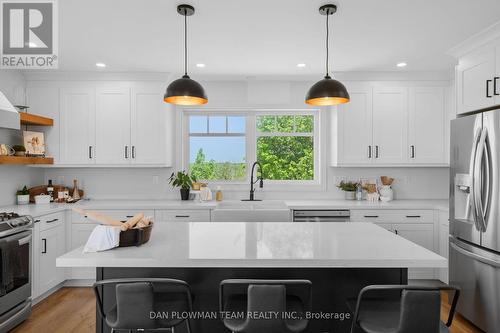 809 Palestine Road E, Kawartha Lakes, ON - Indoor Photo Showing Kitchen With Stainless Steel Kitchen With Upgraded Kitchen