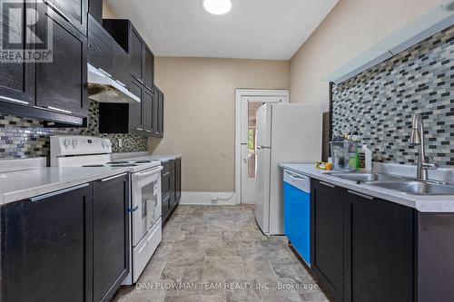 11 Isabel Street, Belleville, ON - Indoor Photo Showing Kitchen With Double Sink