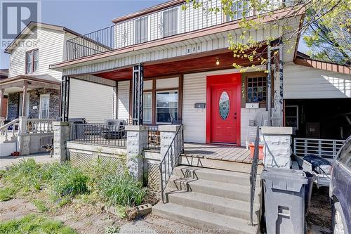 371 Wellington, Windsor, ON - Outdoor With Deck Patio Veranda With Facade