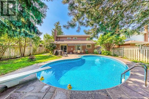 1628 Woodeden Drive, Mississauga, ON - Outdoor With In Ground Pool With Backyard