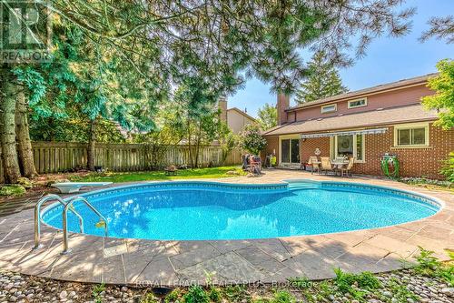 1628 Woodeden Drive, Mississauga, ON - Outdoor With In Ground Pool With Backyard