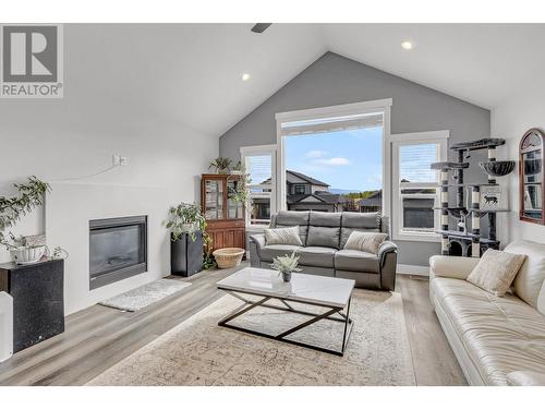 2929 Vista Ridge Drive, Prince George, BC - Indoor Photo Showing Living Room With Fireplace