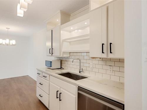 208-1024 Fairfield Rd, Victoria, BC - Indoor Photo Showing Kitchen