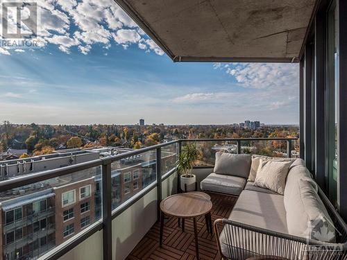 485 Richmond Road Unit#1010, Ottawa, ON - Outdoor With Balcony With View With Exterior