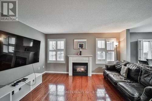 254 Edenbrook Hill Drive, Brampton, ON - Indoor Photo Showing Living Room With Fireplace