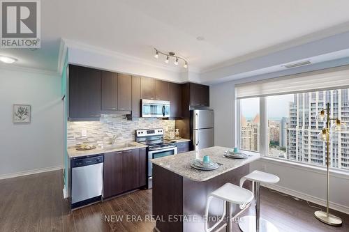 3408 - 385 Prince Of Wales Drive, Mississauga, ON - Indoor Photo Showing Kitchen