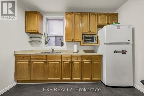 19 Railway Street, Hamilton, ON - Indoor Photo Showing Kitchen With Double Sink