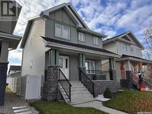 8869 Herman Crescent, Regina, SK - Outdoor With Deck Patio Veranda