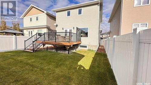 8869 Herman Crescent, Regina, SK - Outdoor With Deck Patio Veranda With Exterior