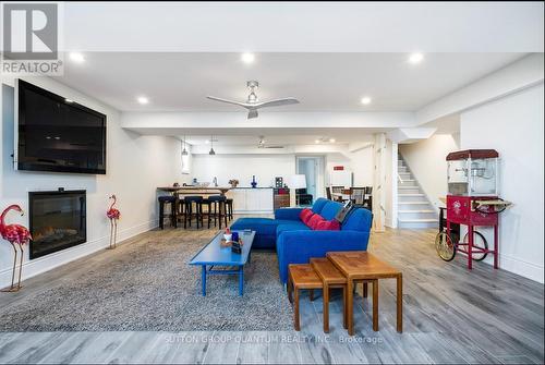 27 Waterview Road, Wasaga Beach, ON - Indoor Photo Showing Living Room With Fireplace