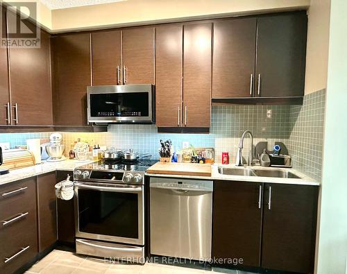 2906 - 18 Harbour Street, Toronto, ON - Indoor Photo Showing Kitchen With Double Sink With Upgraded Kitchen