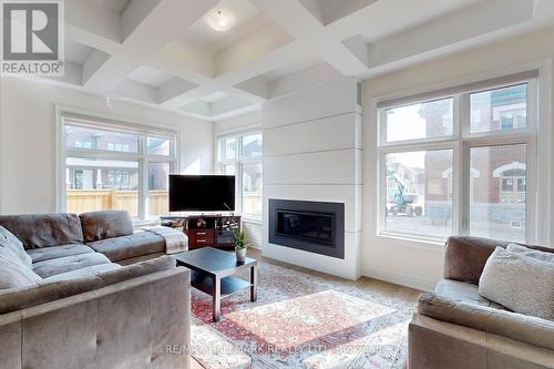 27 Fauchard Street, Richmond Hill, ON - Indoor Photo Showing Living Room With Fireplace