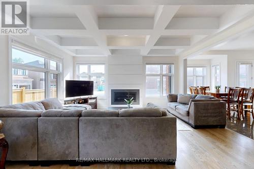 27 Fauchard Street, Richmond Hill, ON - Indoor Photo Showing Living Room With Fireplace