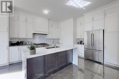 27 Fauchard Street, Richmond Hill, ON - Indoor Photo Showing Kitchen With Stainless Steel Kitchen With Double Sink