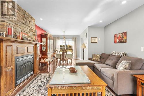 4821 Sherkston Road, Port Colborne, ON - Indoor Photo Showing Living Room With Fireplace