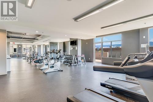 2040 Springfield Road Unit# 410, Kelowna, BC - Indoor Photo Showing Gym Room