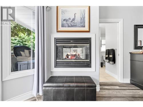 3945 Gallaghers Circle, Kelowna, BC - Indoor With Fireplace