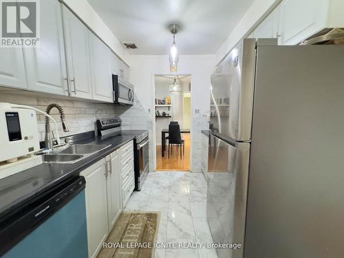 208 - 3455 Morning Star Drive, Mississauga, ON - Indoor Photo Showing Kitchen With Double Sink