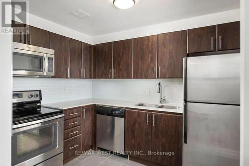 212 - 3045 Queen Frederica Drive, Mississauga, ON - Indoor Photo Showing Kitchen With Stainless Steel Kitchen With Double Sink